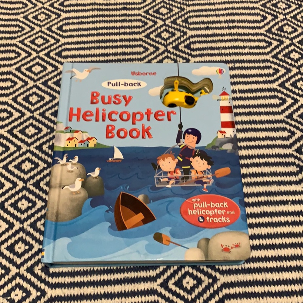 Usborne Busy Book with Helicopter